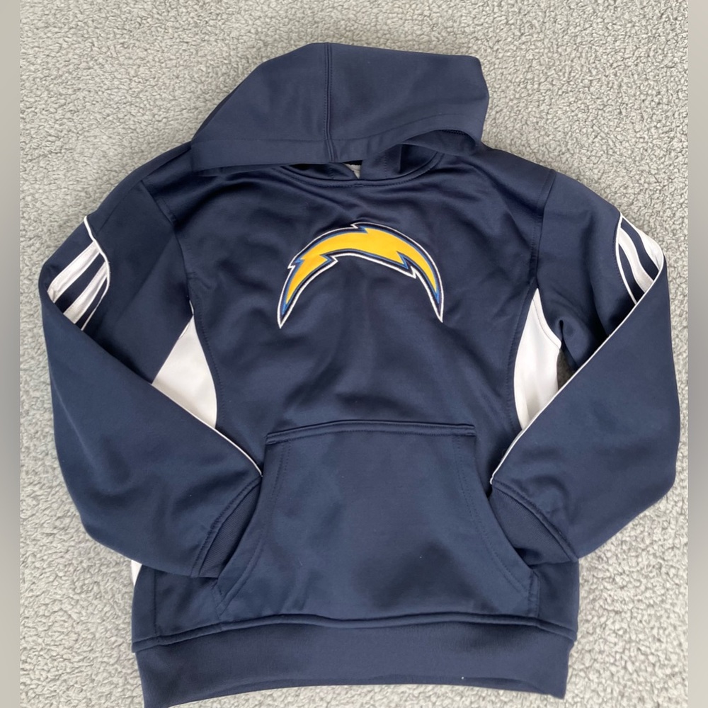 Los Angeles Chargers NFL San Diego Football Kids Pullover Hoodie Size M 8/10